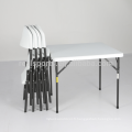 Tableau en aluminium et chaise en plastique portatifs en aluminium Tableau